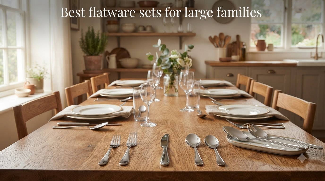 Best flatware sets for large families
