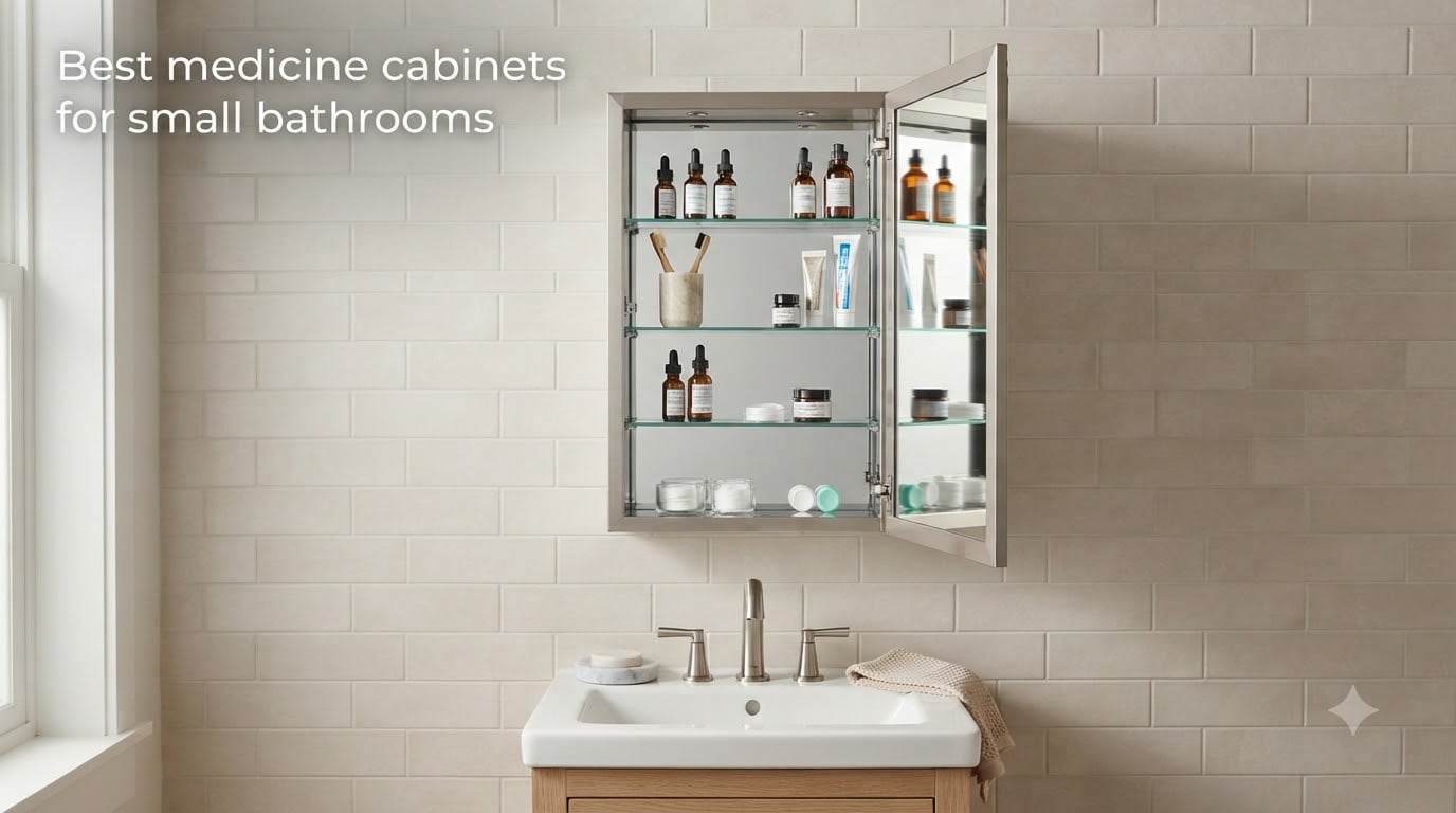 Best medicine cabinets for small bathrooms