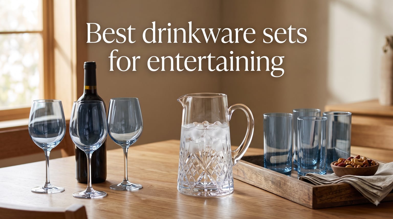 Best drinkware sets for entertaining