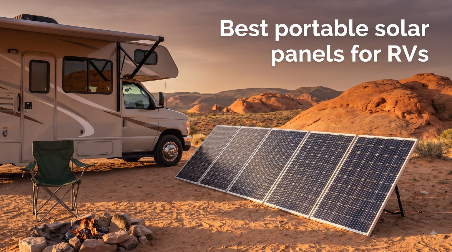 Best portable solar panels for RVs
