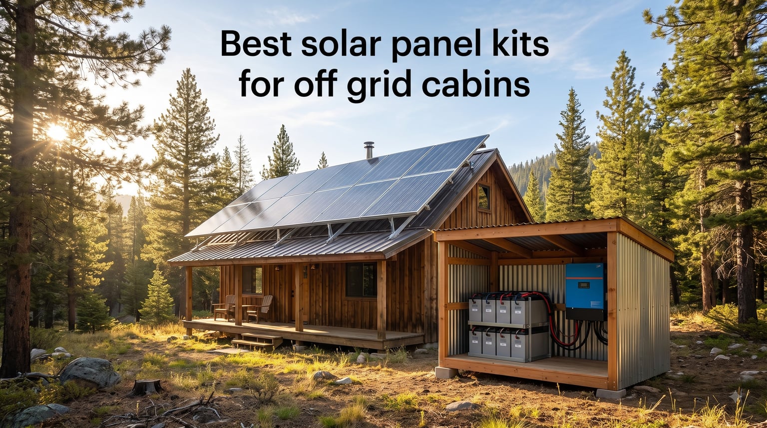 Best solar panel kits for off grid cabins