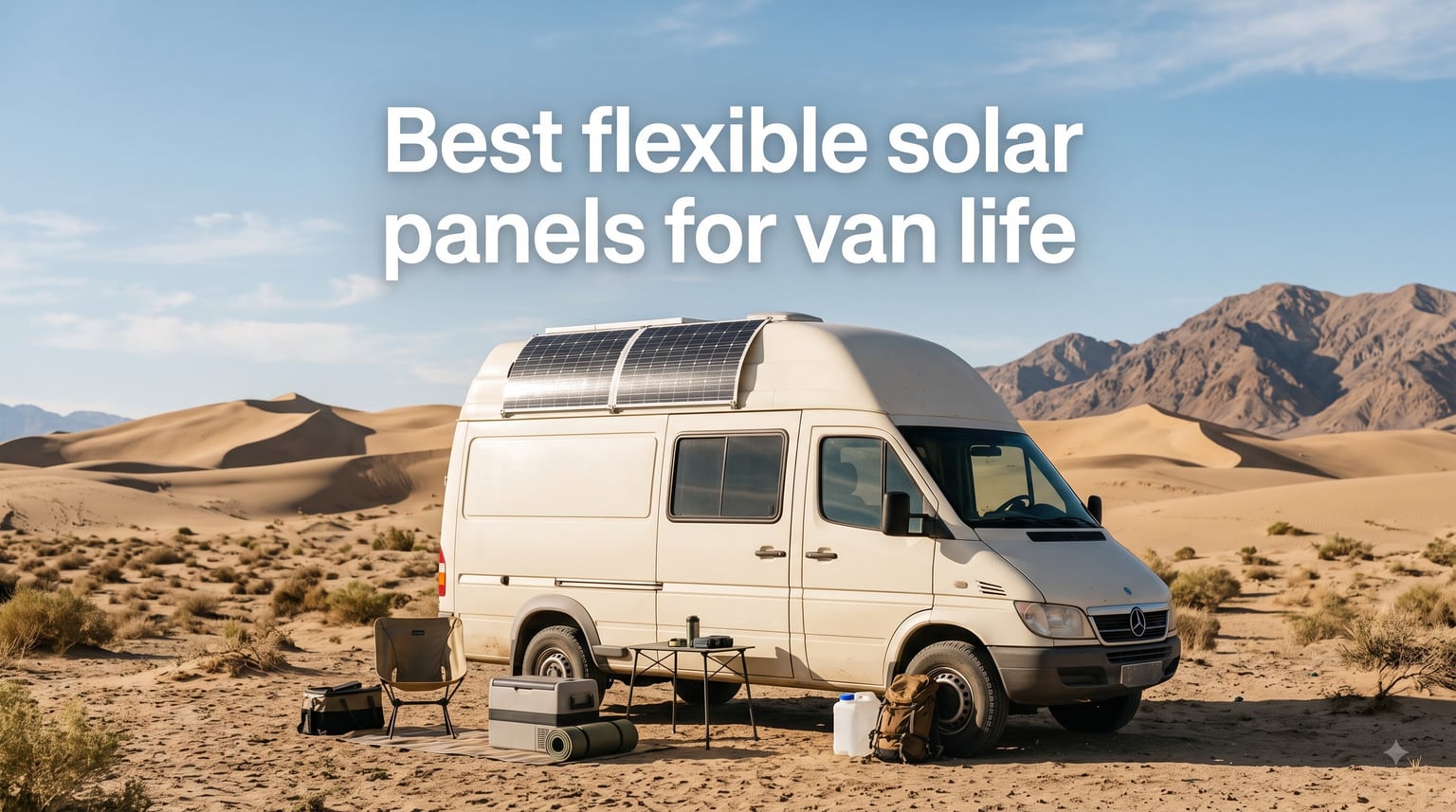 Best flexible solar panels for van life