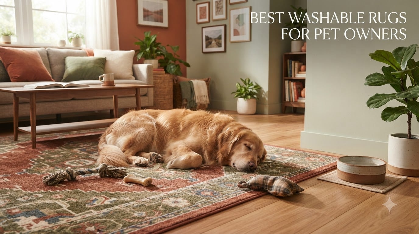 Best washable rugs for pet owners