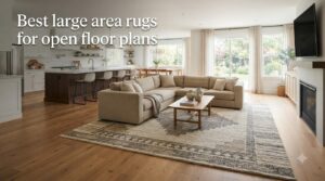 Best large area rugs for open floor plans