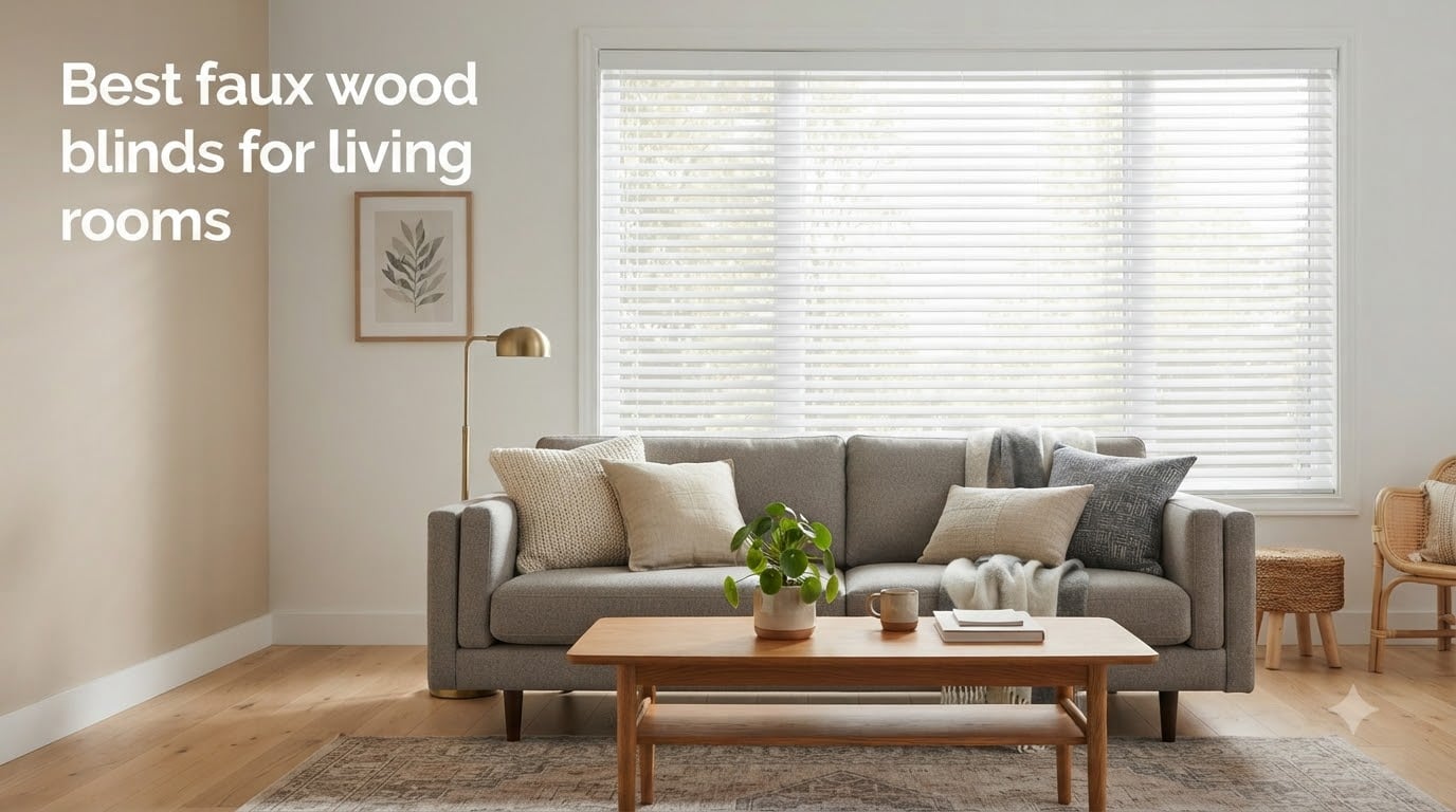 Best faux wood blinds for living rooms