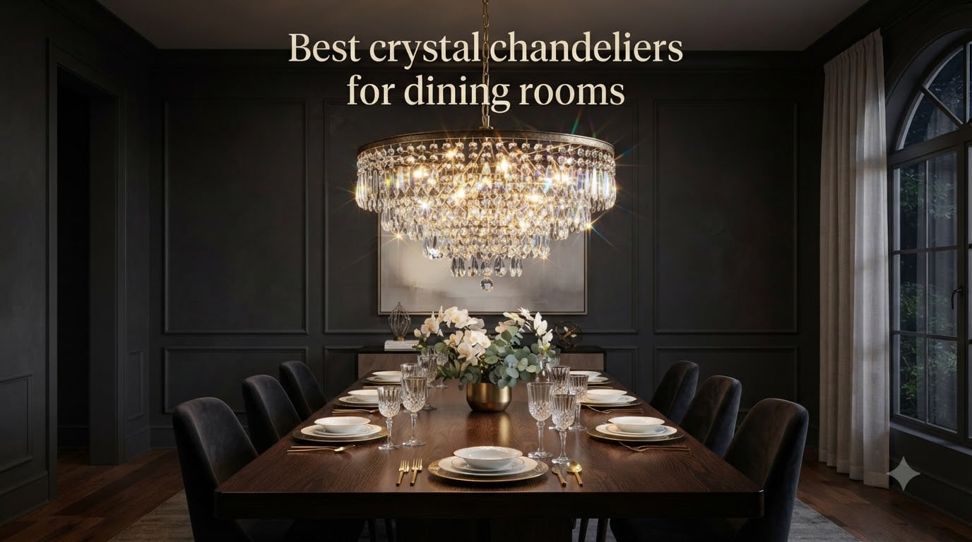 Best crystal chandeliers for dining rooms