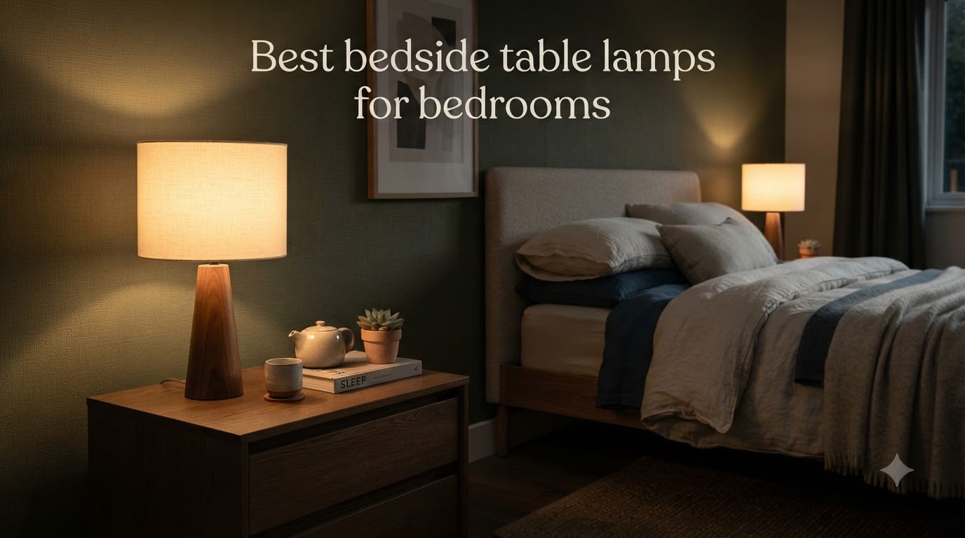 Best bedside table lamps for bedrooms