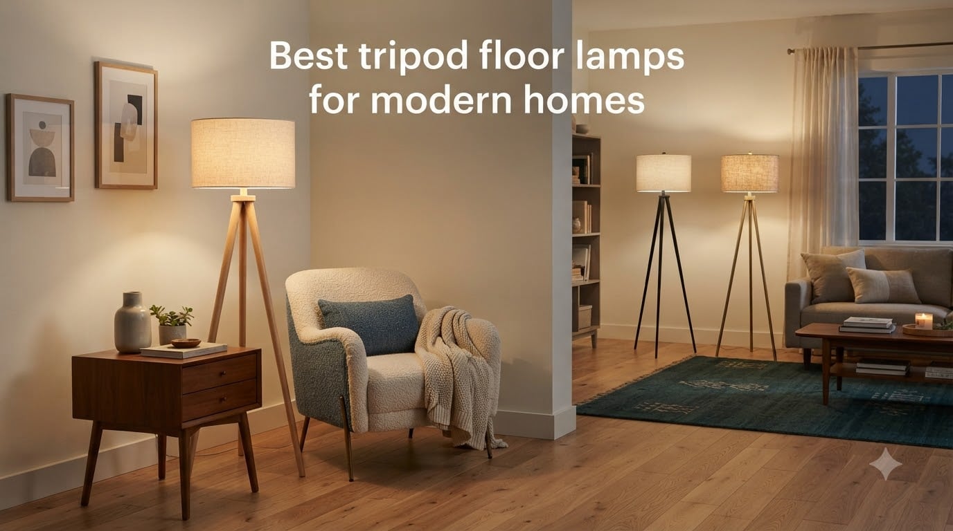 Best tripod floor lamps for modern homes