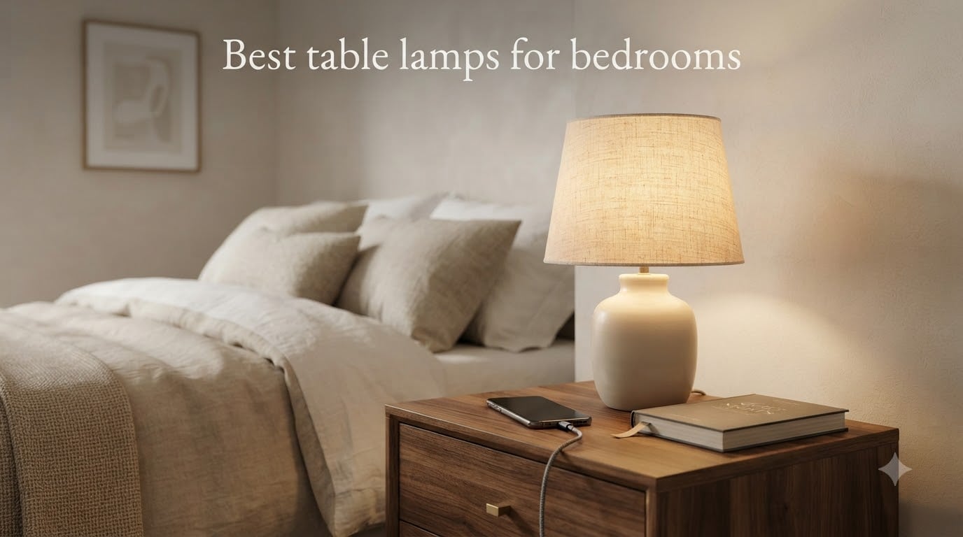 Best table lamps for bedrooms