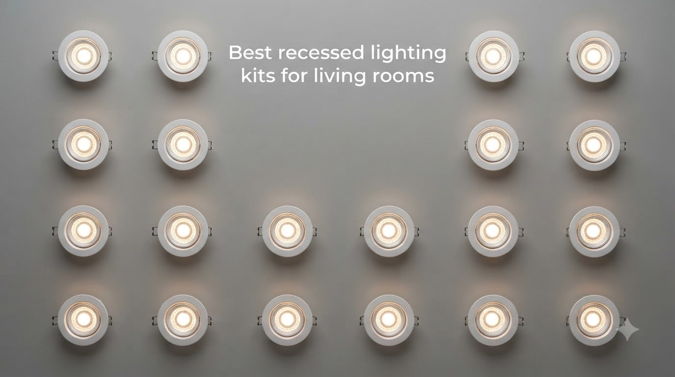 Best recessed lighting kits for living rooms