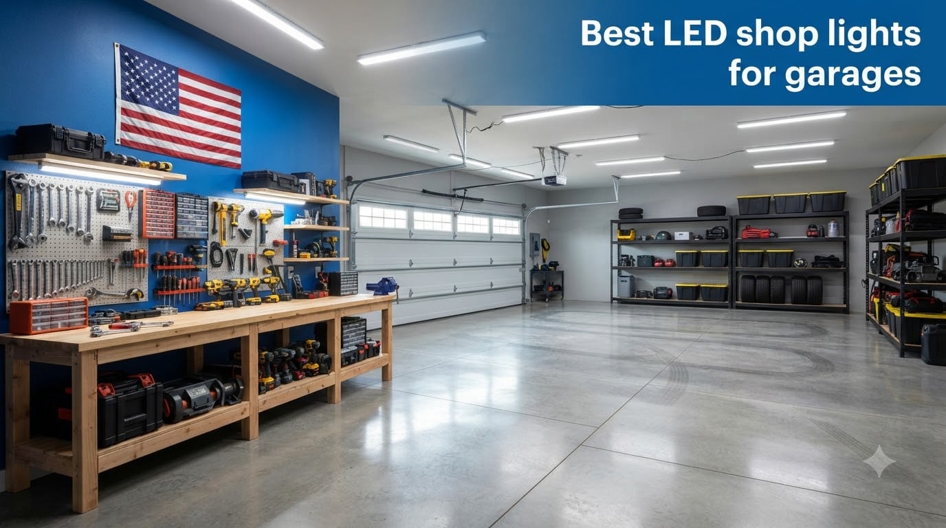 Best LED shop lights for garages