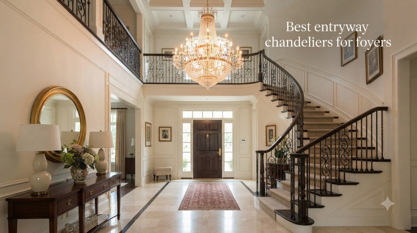Best entryway chandeliers for foyers