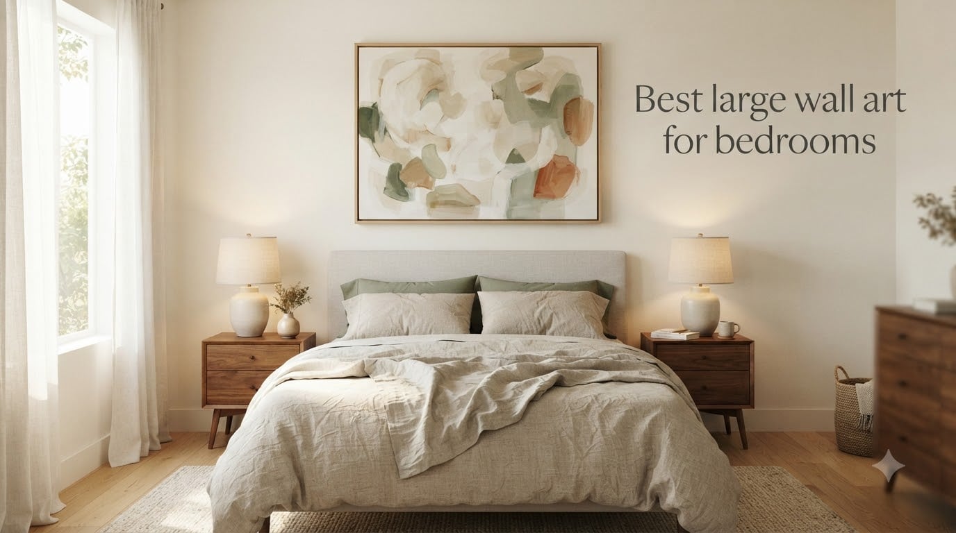 Best large wall art for bedrooms