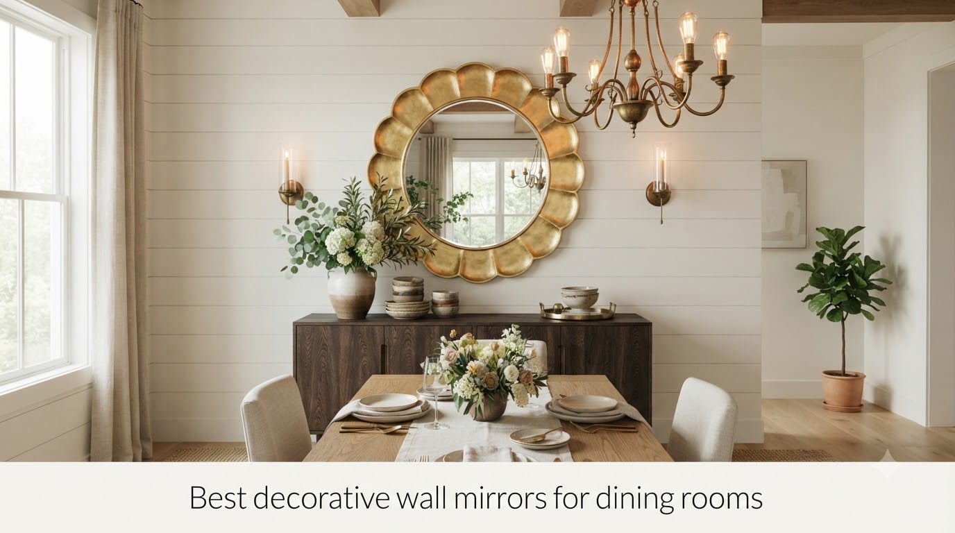 Best decorative wall mirrors for dining rooms