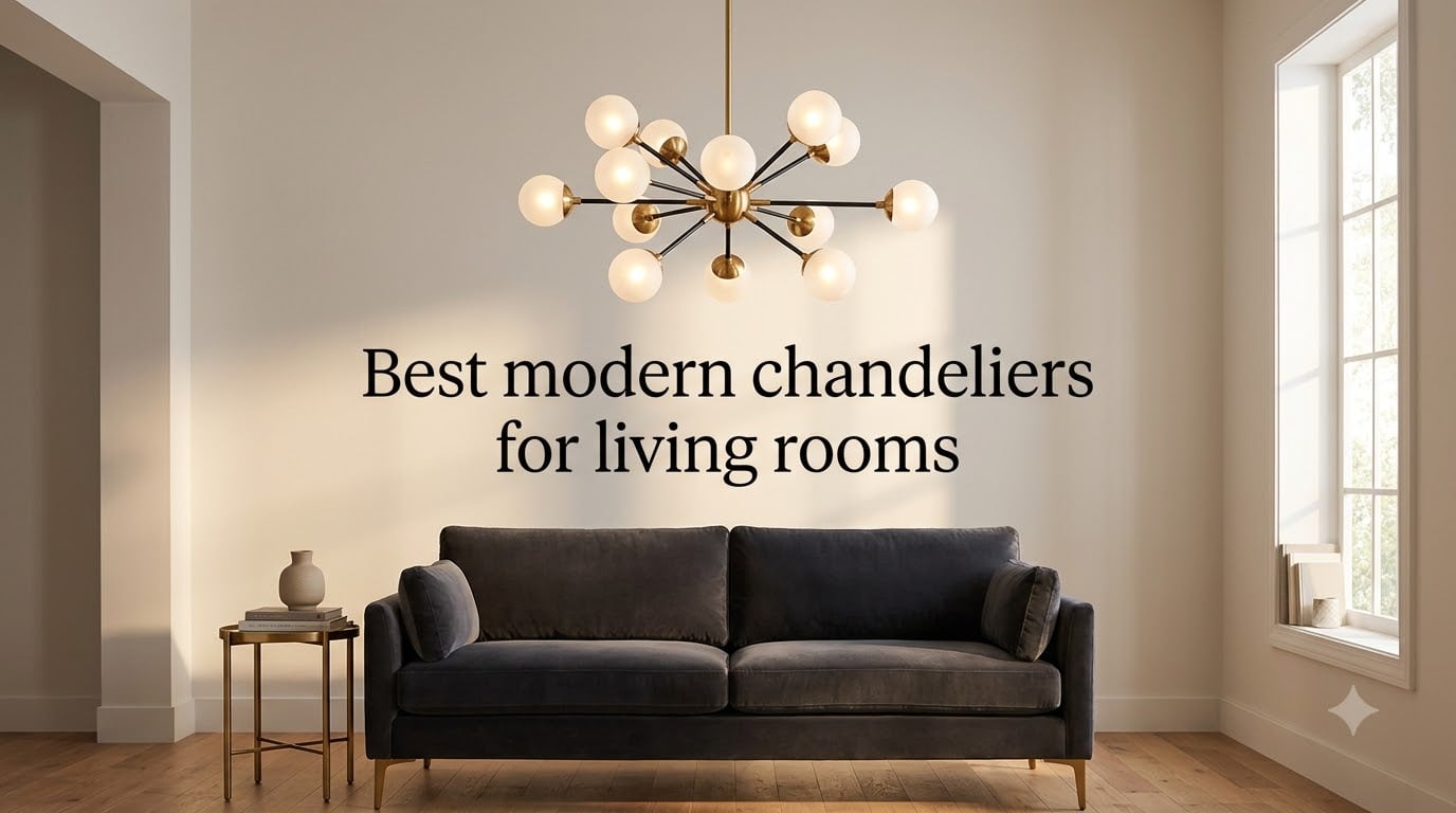Best modern chandeliers for living rooms