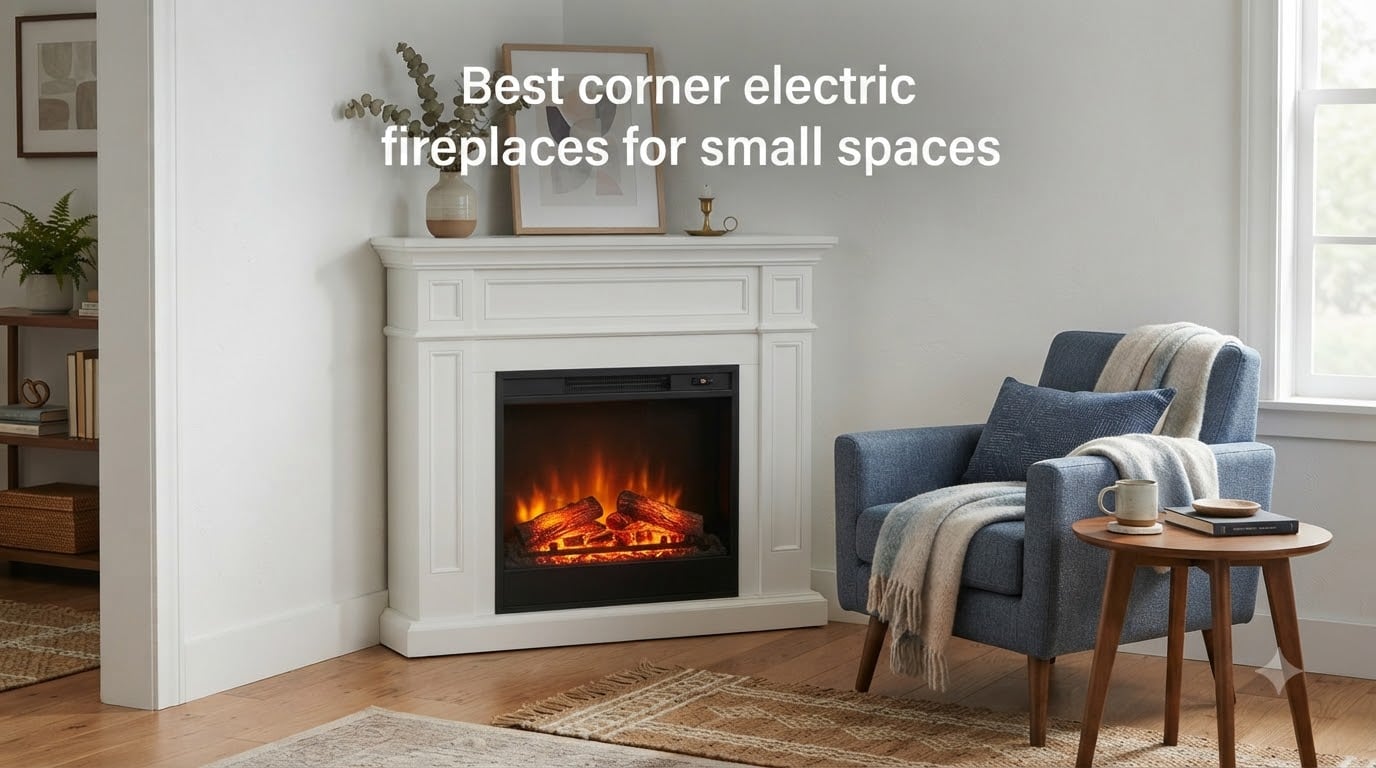 Best corner electric fireplaces for small spaces