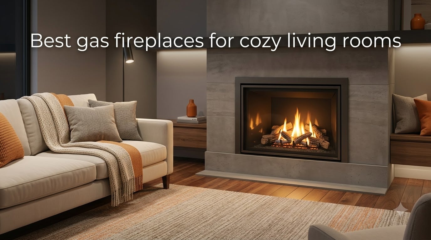 Best gas fireplaces for cozy living rooms