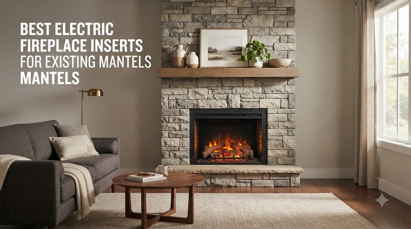 Best electric fireplace inserts for existing mantels