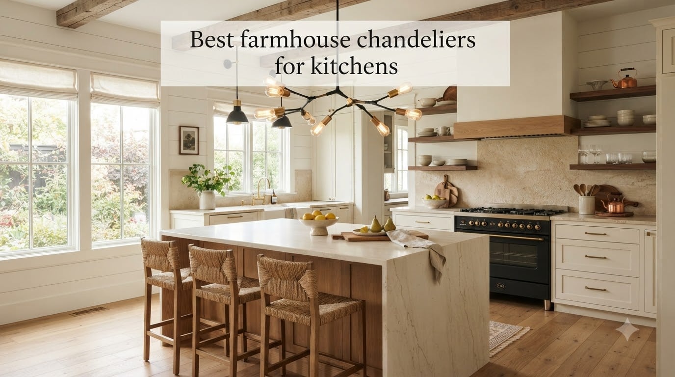 Best farmhouse chandeliers for kitchens