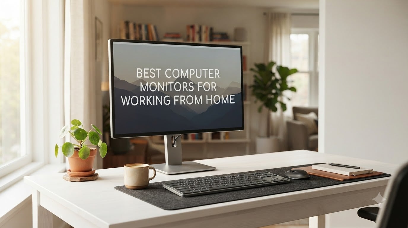 Best computer monitors for working from home
