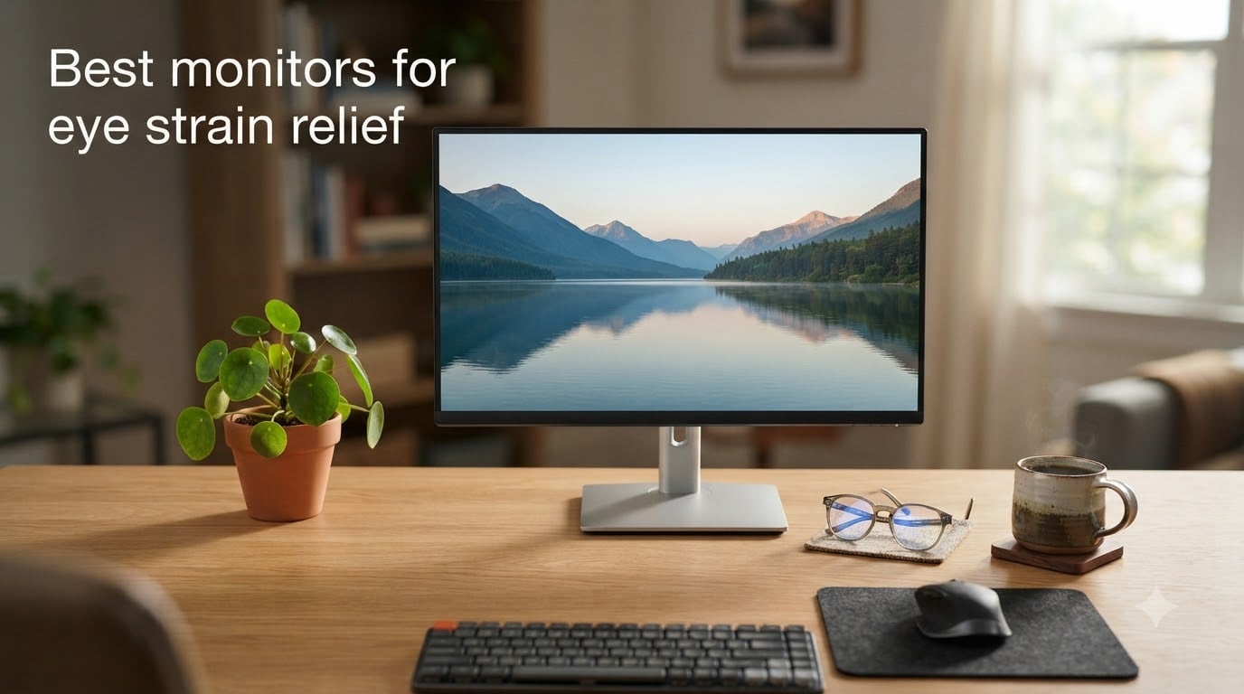 Best monitors for eye strain relief