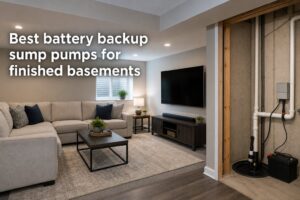 Best battery backup sump pumps for finished basements