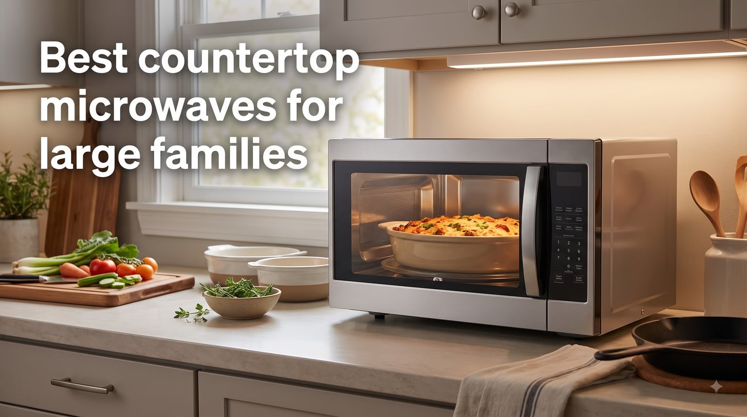 Best countertop microwaves for large families