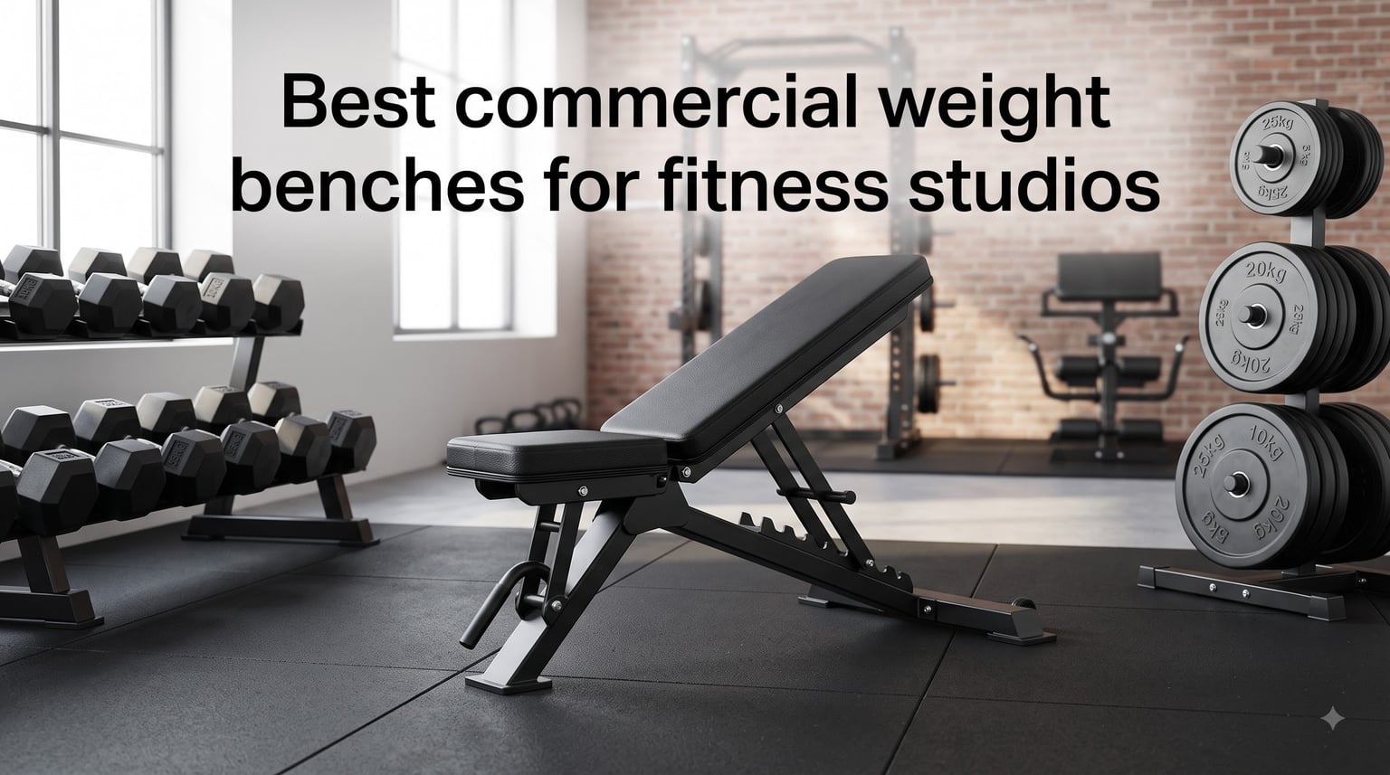 Best commercial weight benches for fitness studios