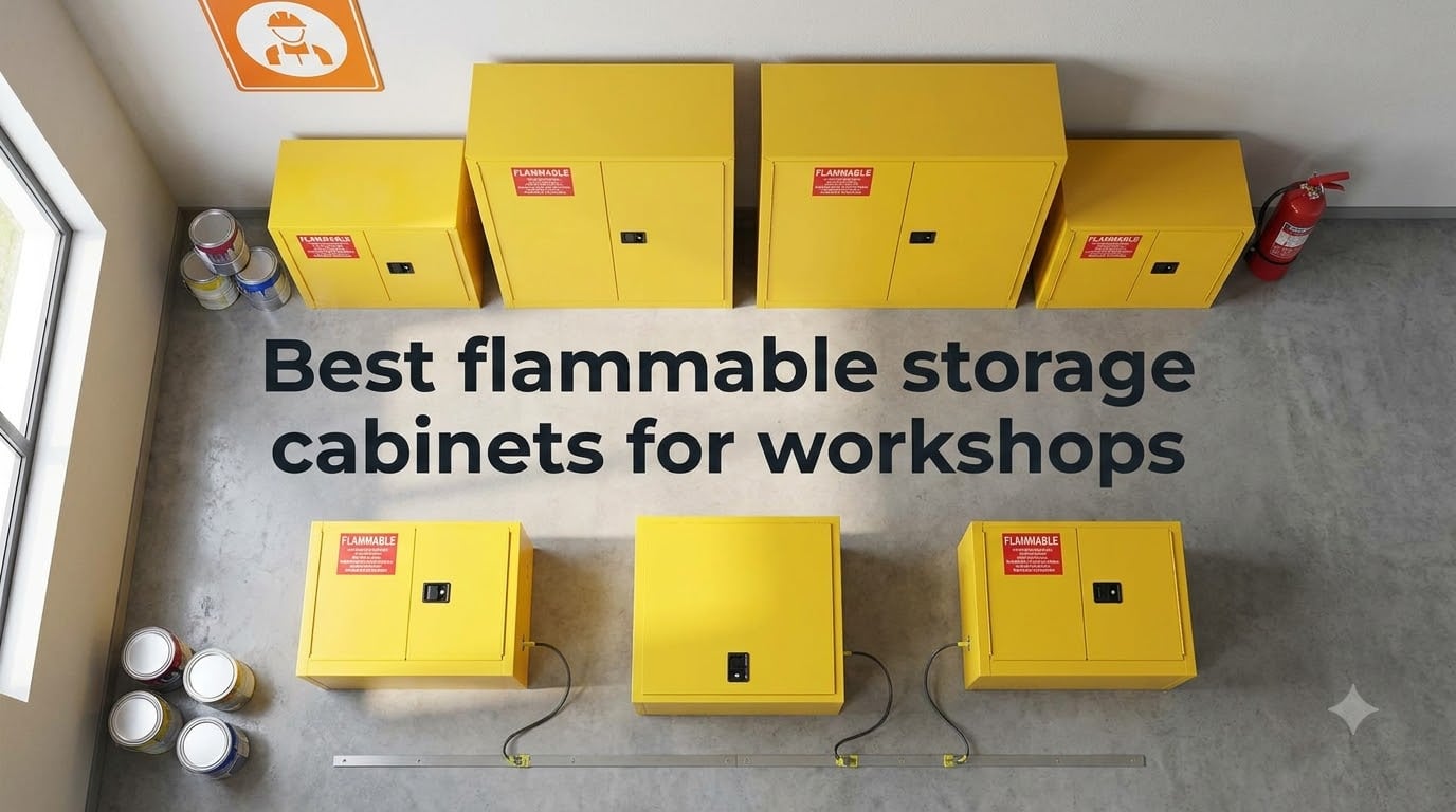 Best flammable storage cabinets for workshops