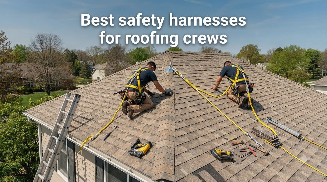 Best safety harnesses for roofing crews