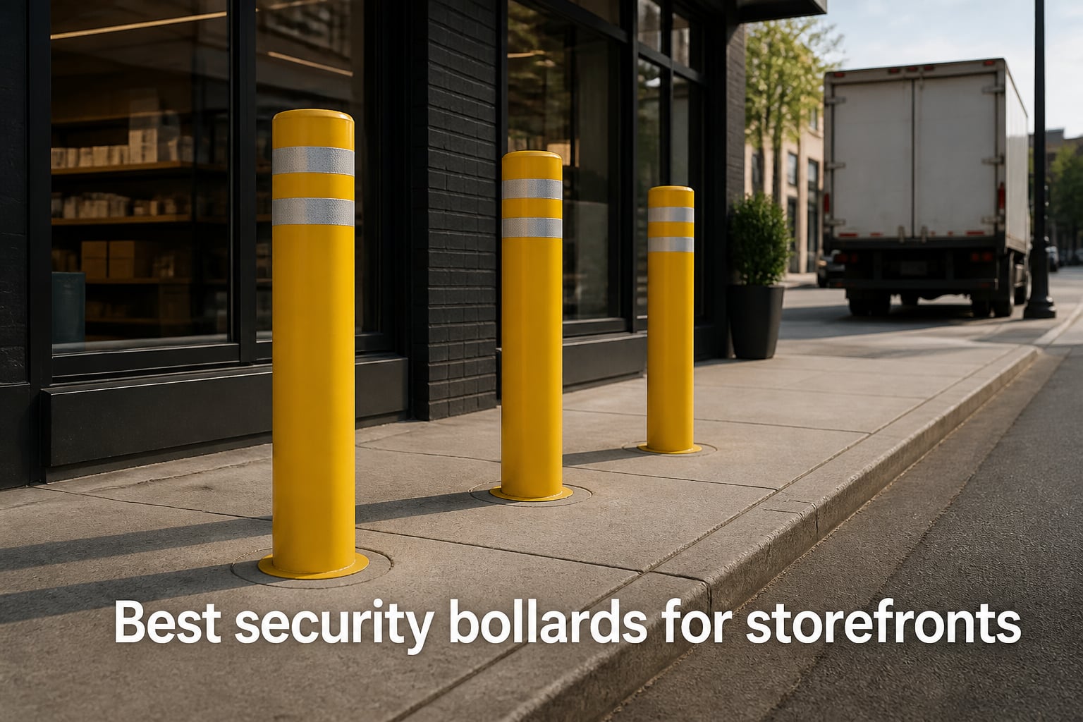 Best security bollards for storefronts
