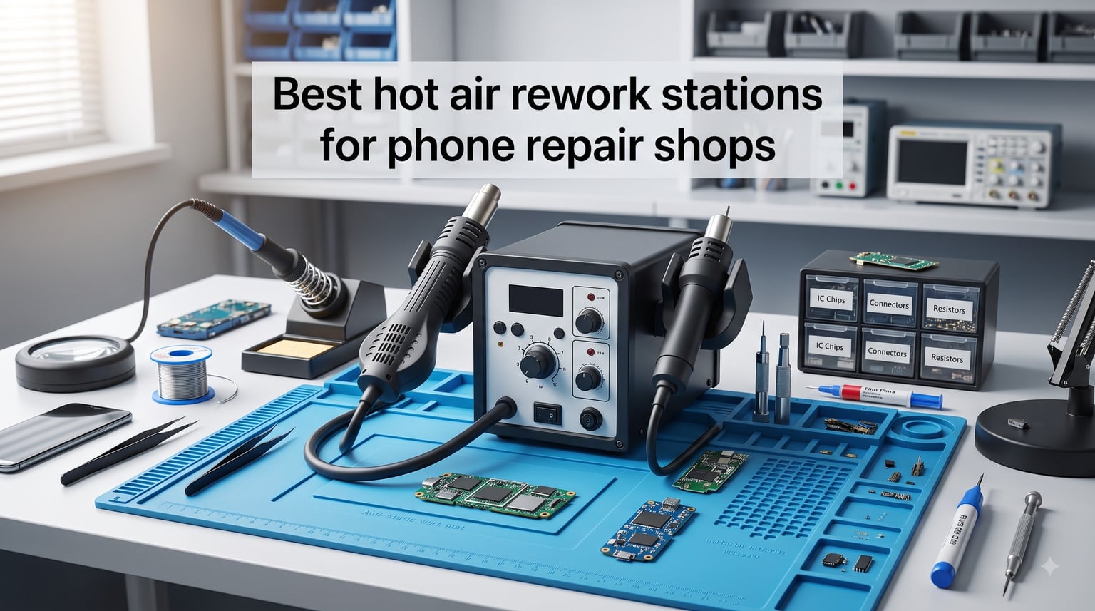 Best hot air rework stations for phone repair shops