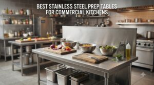 Best stainless steel prep tables for commercial kitchens