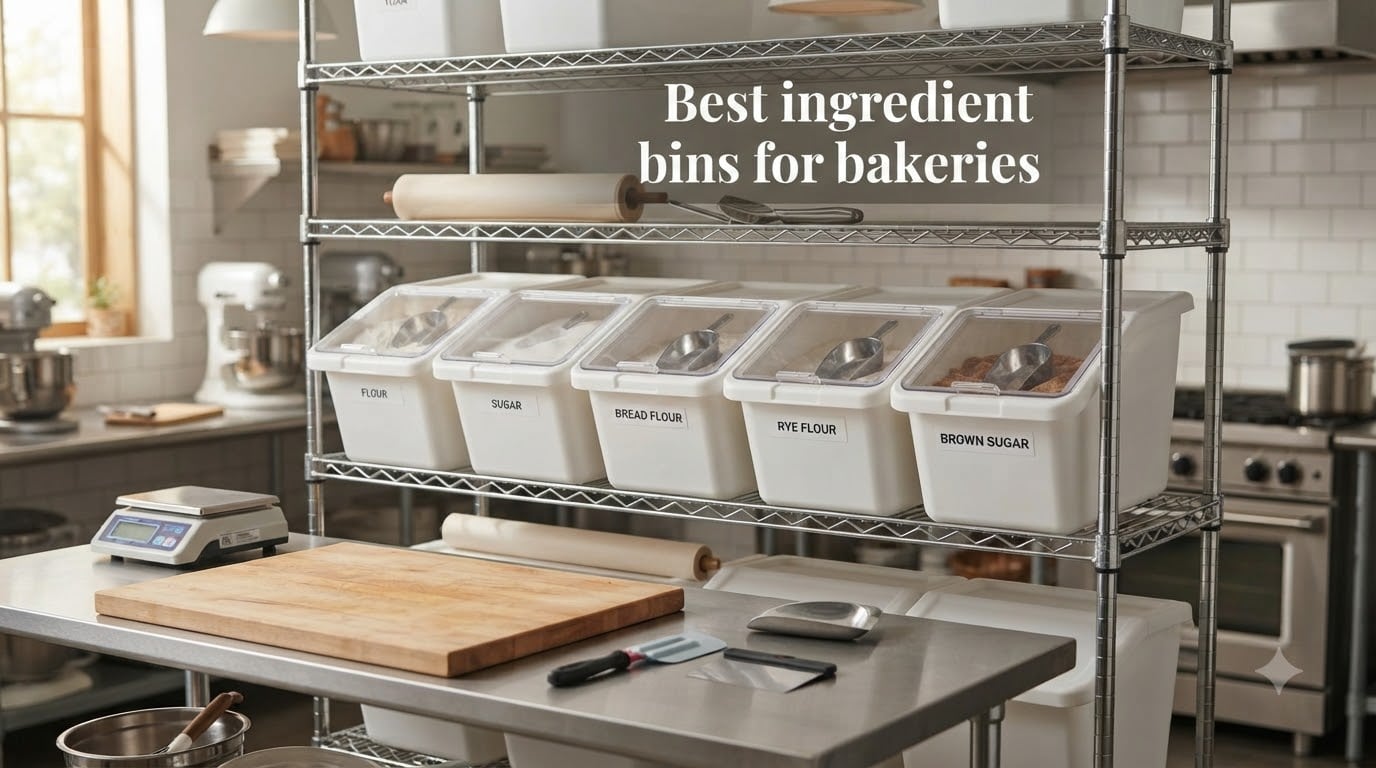 Best ingredient bins for bakeries