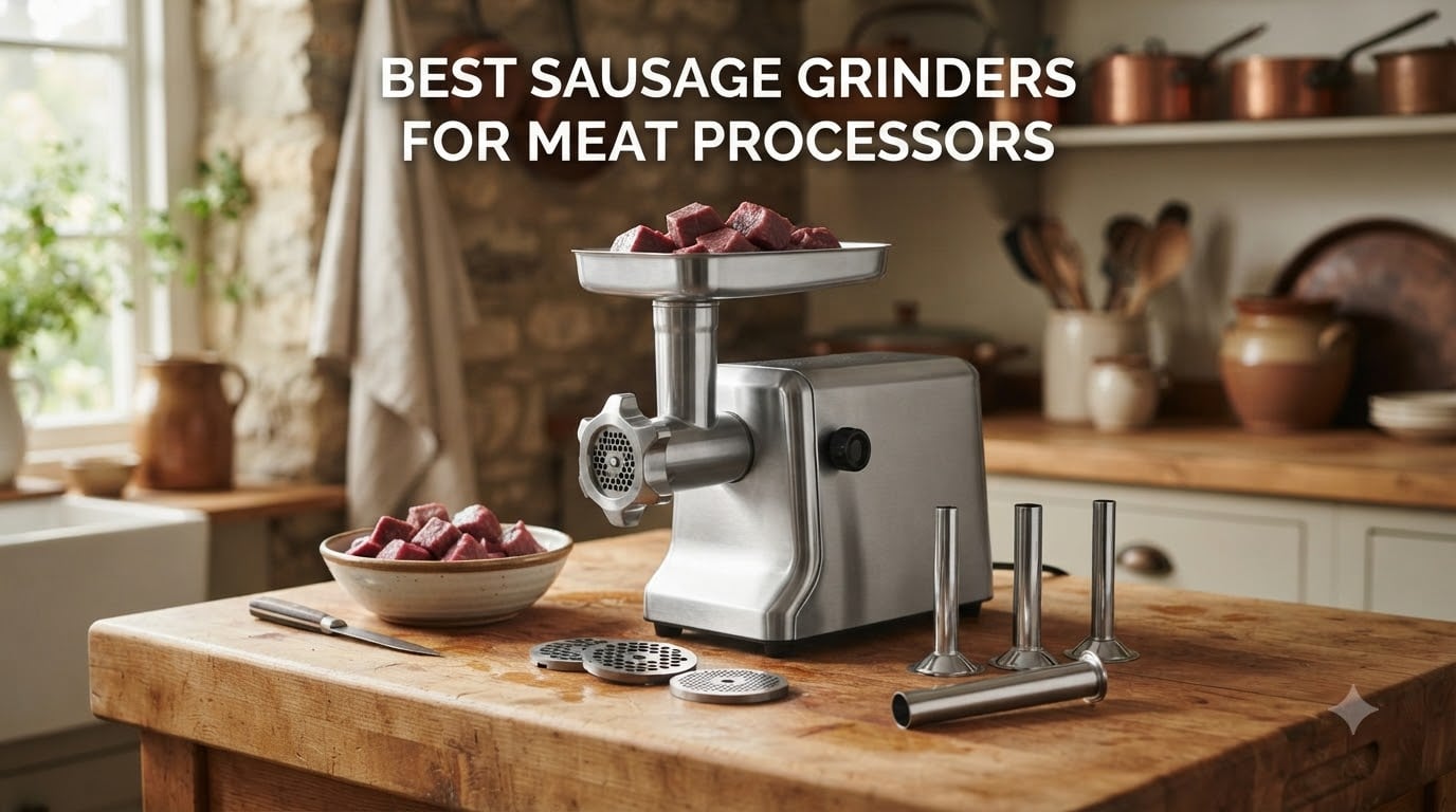 Best sausage grinders for meat processors