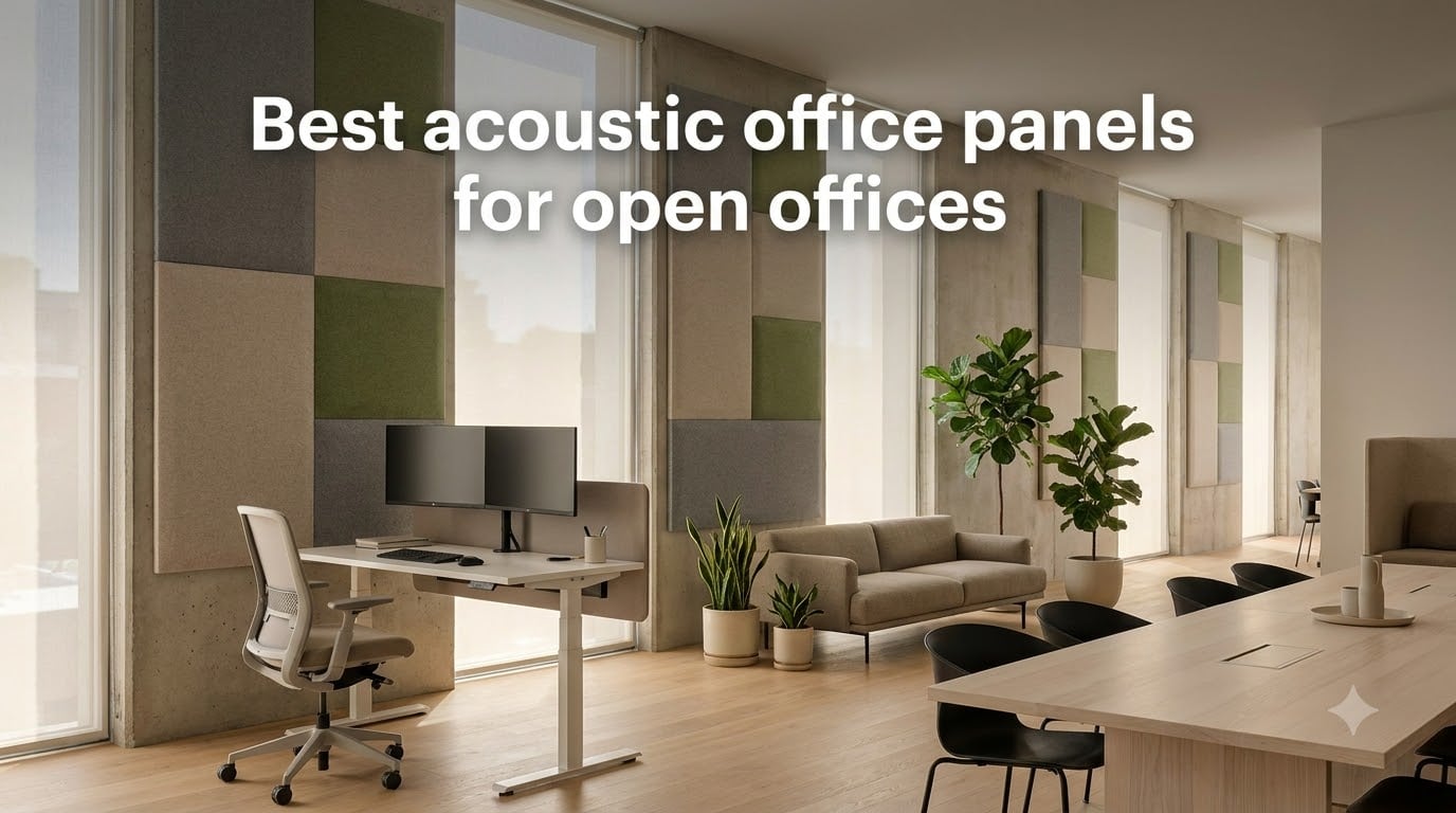 Best acoustic office panels for open offices
