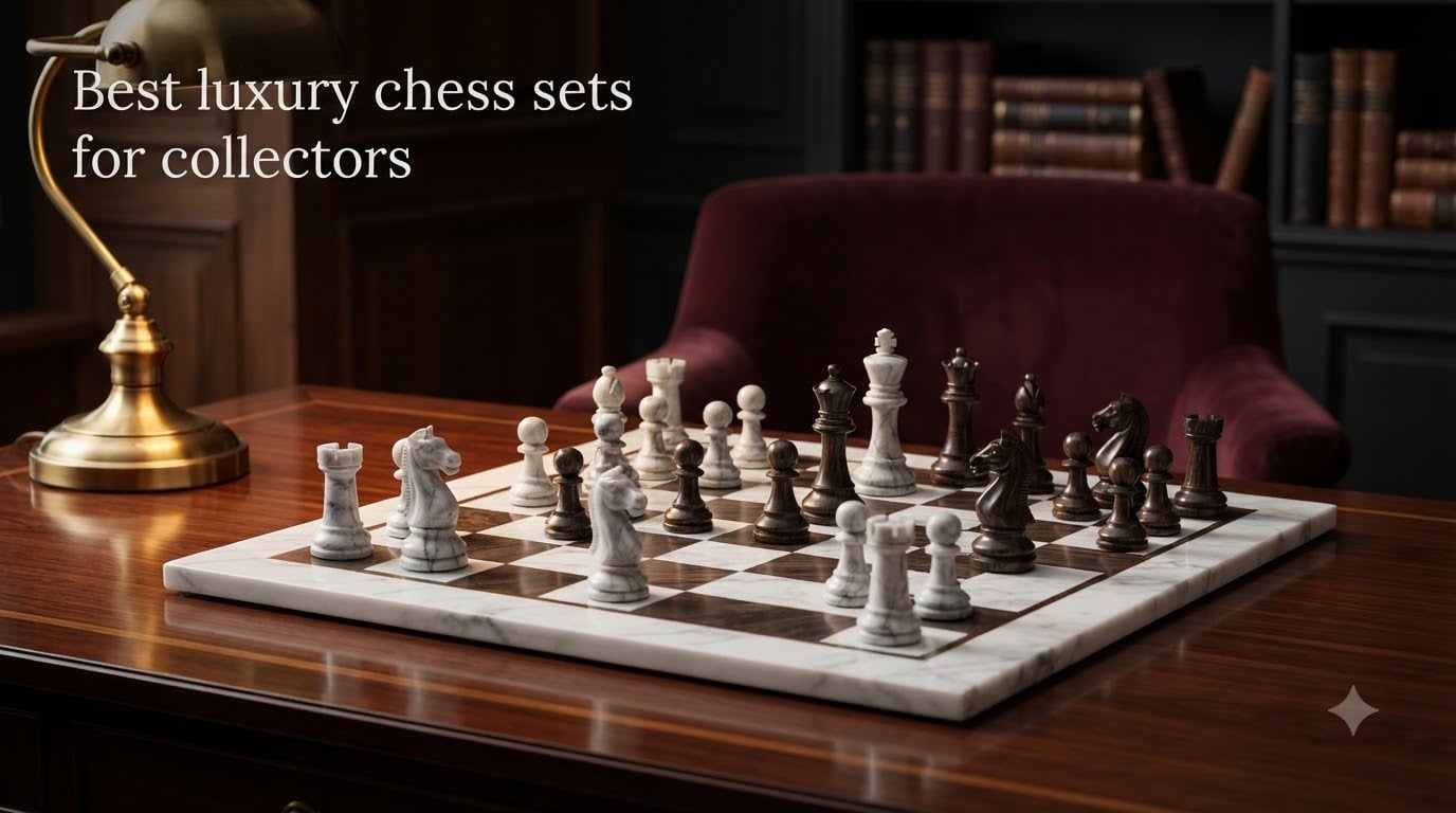 Best luxury chess sets for collectors