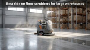 Best ride on floor scrubbers for large warehouses