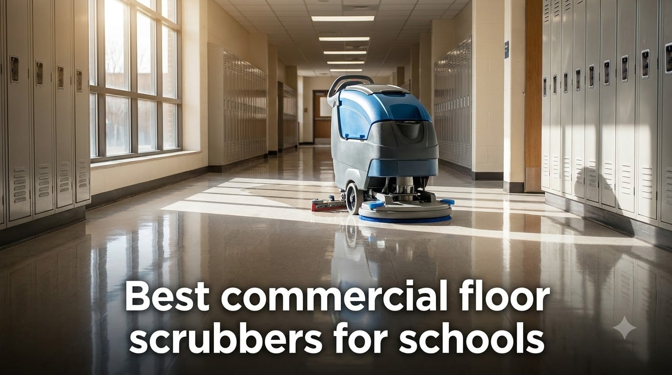Best commercial floor scrubbers for schools