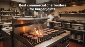 Best commercial charbroilers for burger joints