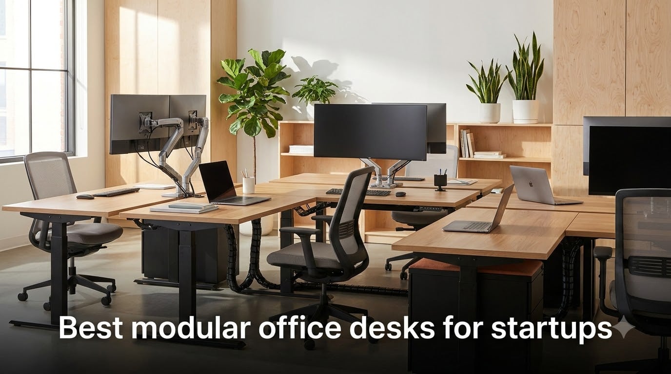 Best modular office desks for startups