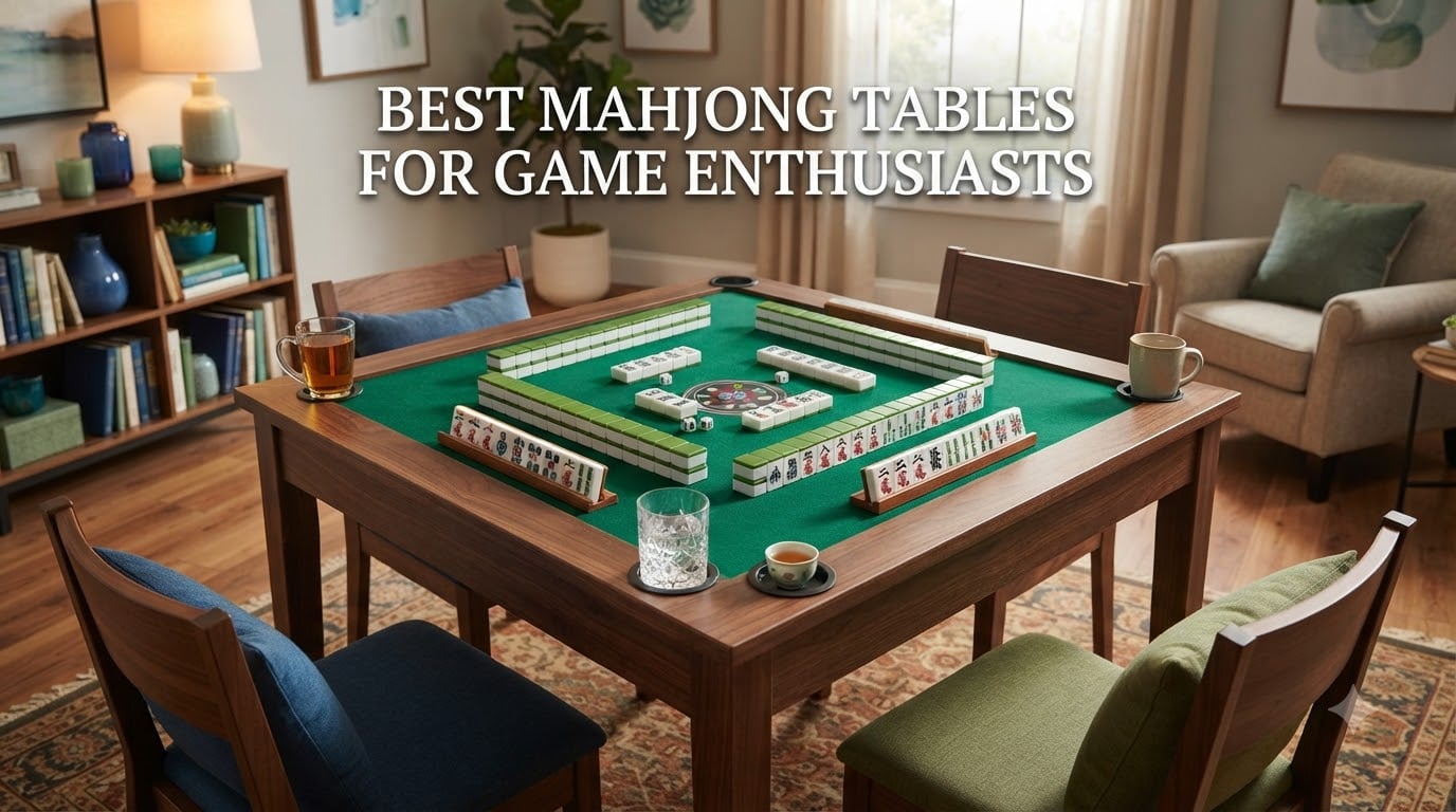 Best mahjong tables for game enthusiasts
