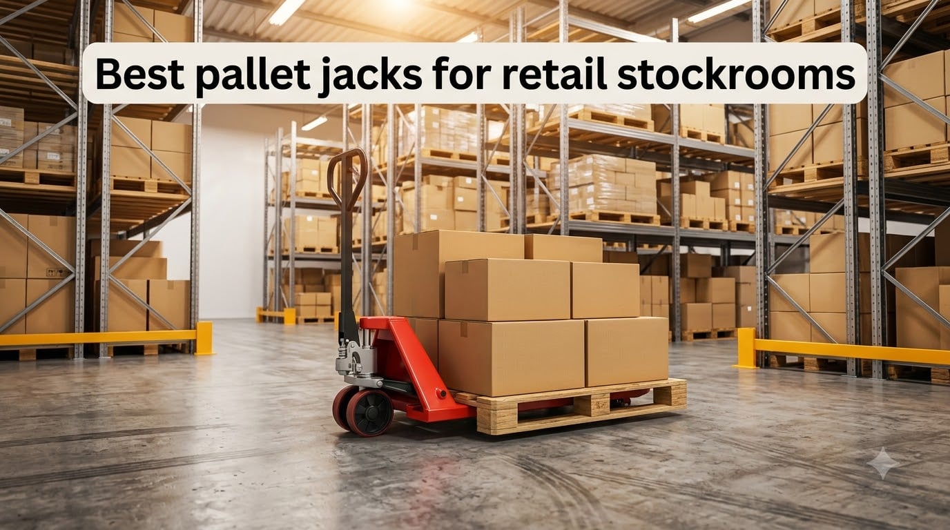 Best pallet jacks for retail stockrooms