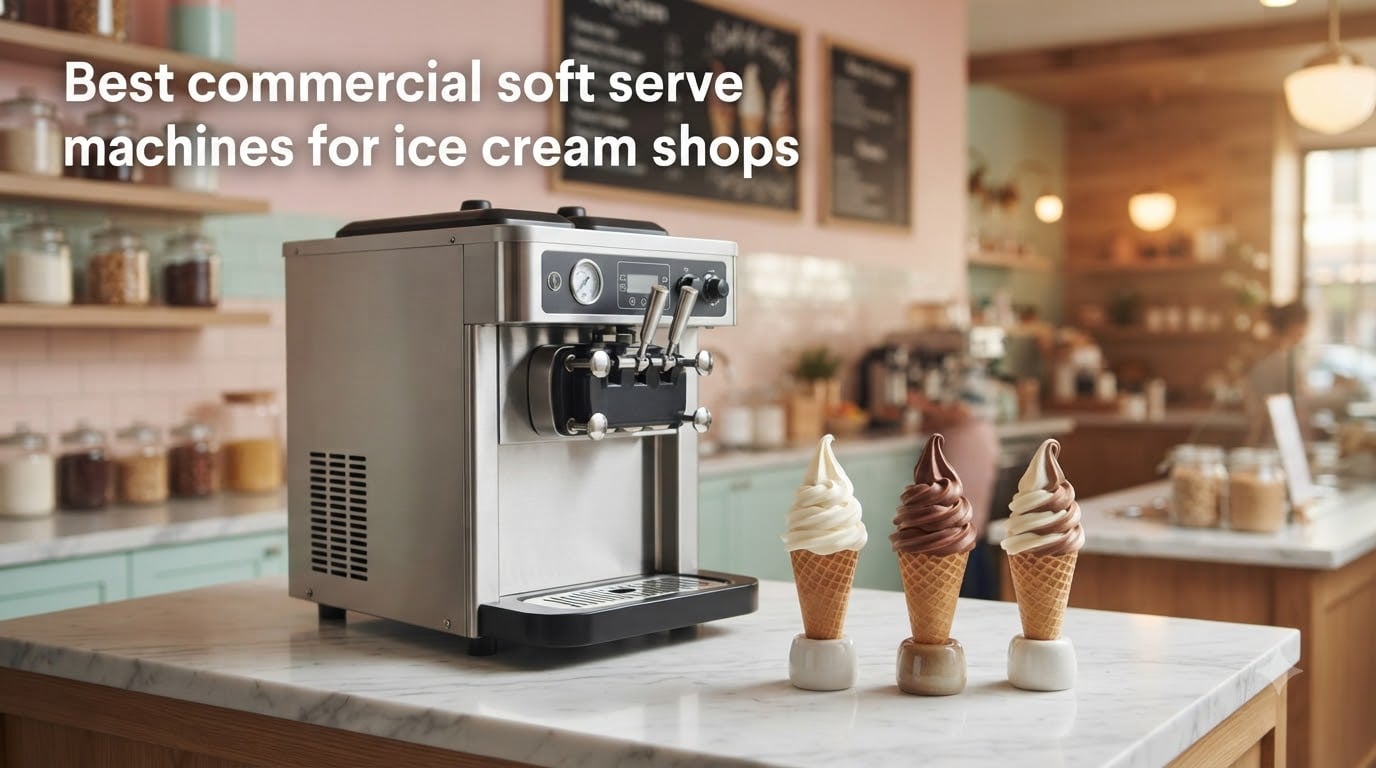 Best commercial soft serve machines for ice cream shops