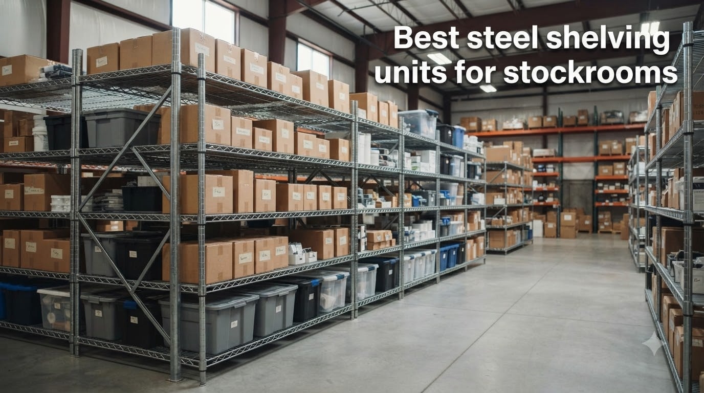 Best steel shelving units for stockrooms
