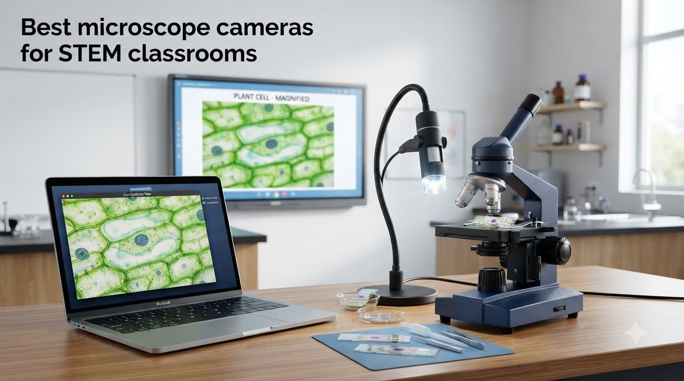 Best microscope cameras for STEM classrooms