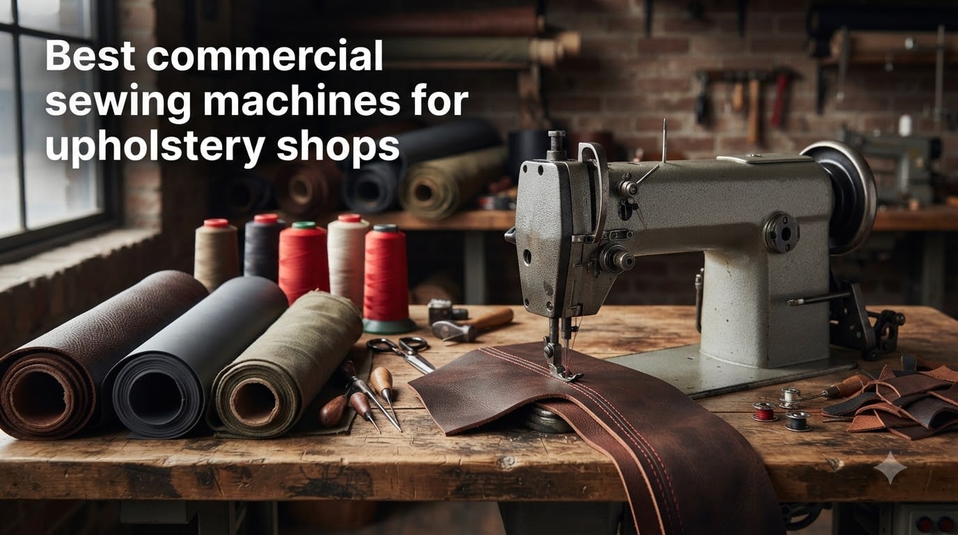 Best commercial sewing machines for upholstery shops