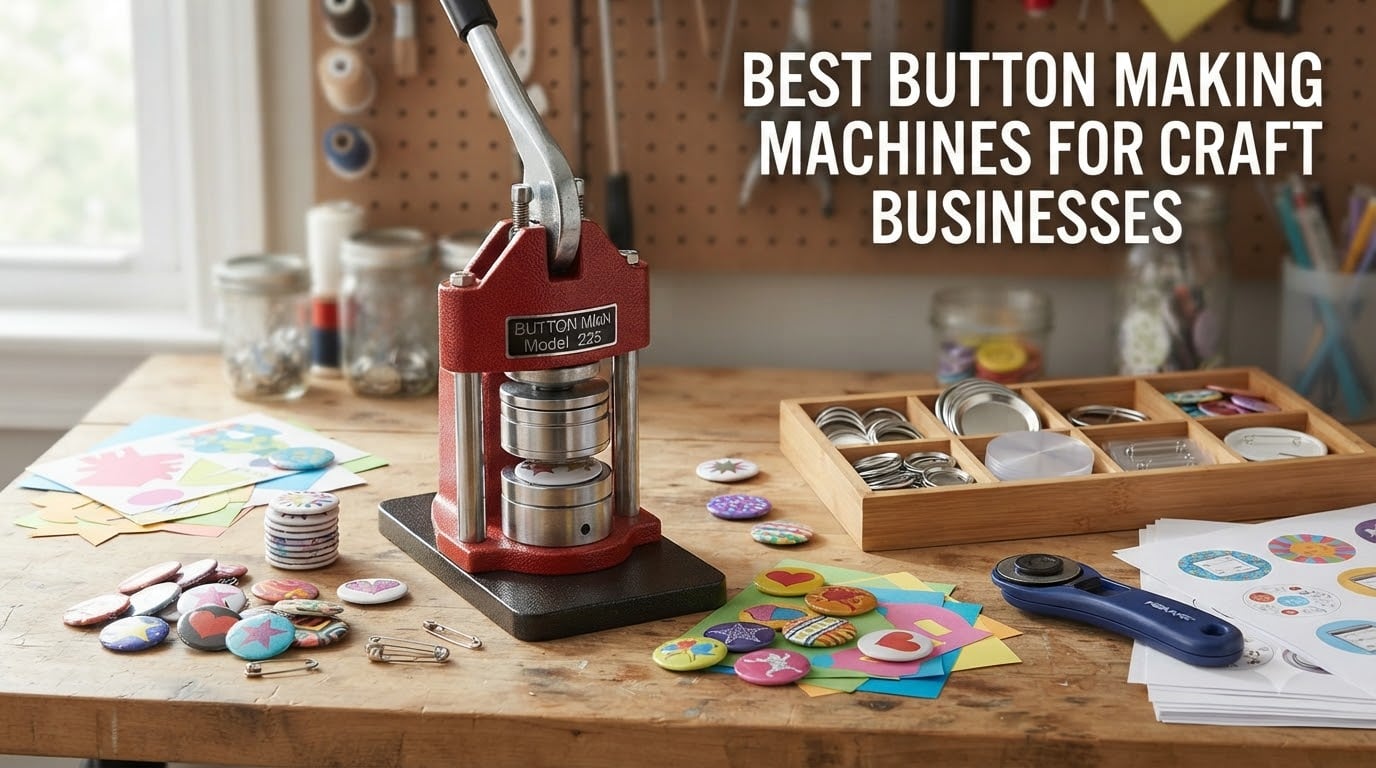 Best button making machines for craft businesses