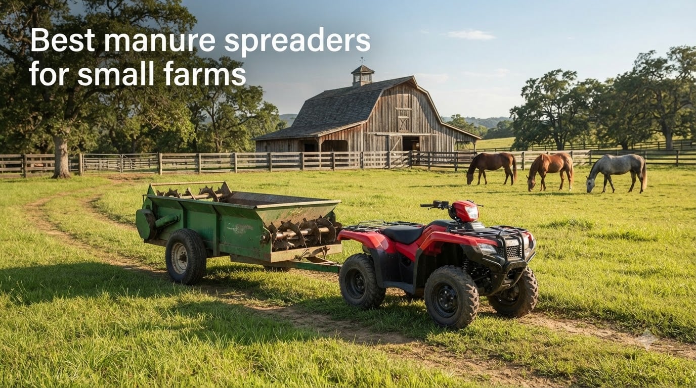 Best manure spreaders for small farms
