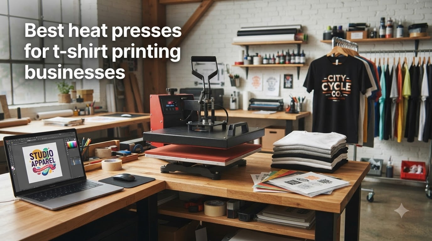 Best heat presses for t-shirt printing businesses